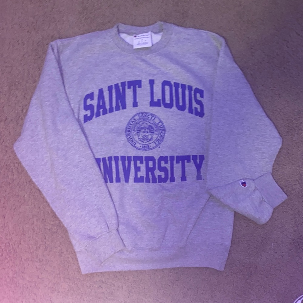 CHAMPION ST.LOUIS UNIVERSITY CREWNECK SWEATSHIRT SIZE SMALL (unisex)